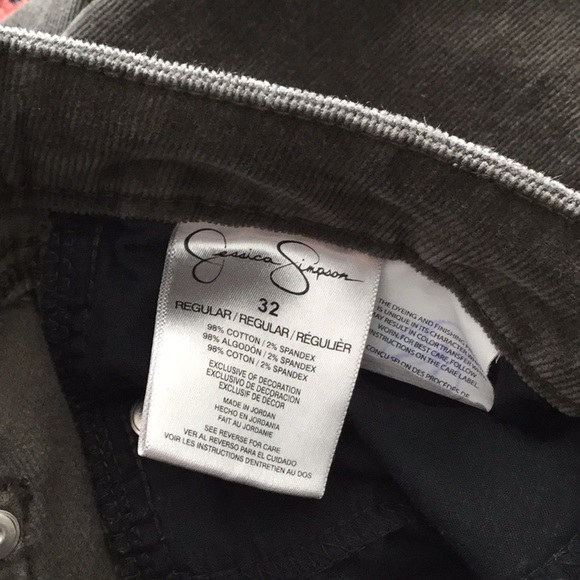 Jessica Simpson size 32 corduroy straight leg pant - Picture 8 of 8